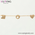 75318 Xuping Hot sale 18k pulseira de corrente de ouro para mulheres